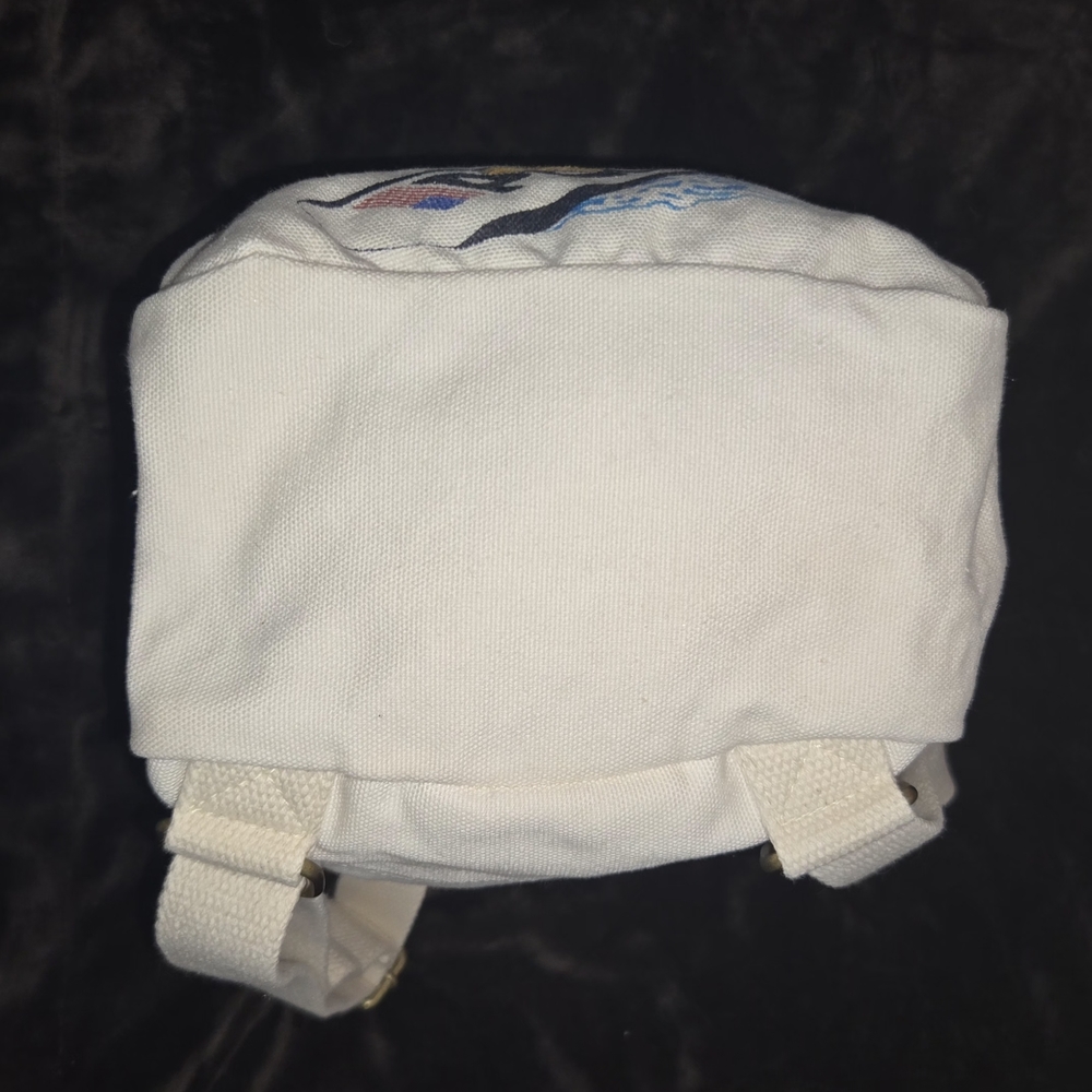 Polo Ralph Lauren Cream Canvas Backpack - Picture 10 of 13